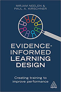Evidence informed learning design book